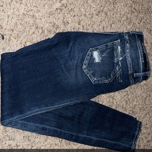 Buckle Black skinny jeans